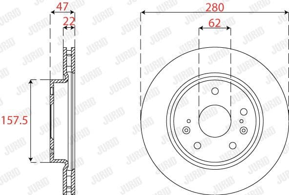 Brake Disc COAT+ 563279JC