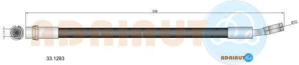Brake hose rear 33.1283