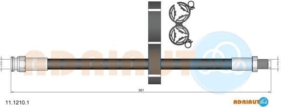 Brake Hose 11.1210.1