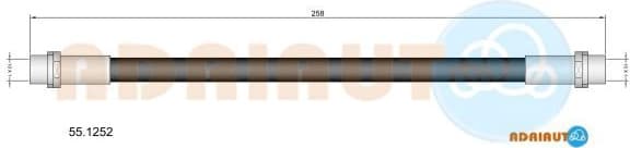 Brake Hose 55.1252