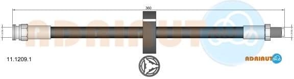 Brake Hose 11.1209.1