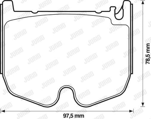 Brake Pad Set, disc brake 573180J