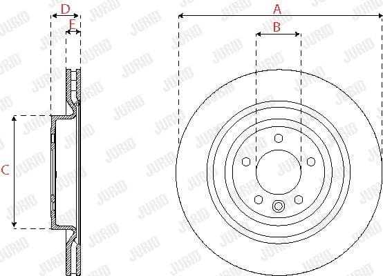 Brake Disc COAT+ 563250JC-1 - image 2