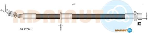 Brake Hose 52.1208.1