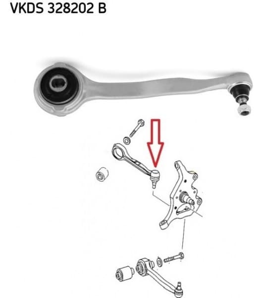 Arm front suspension VKDS 328202 B