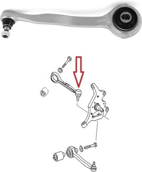 Arm front suspension VKDS 328201 B