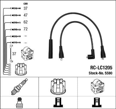 Ignition Cable Kit RC-LC1205