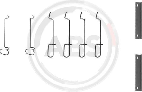 Accessory Kit, disc brake pad 1070Q