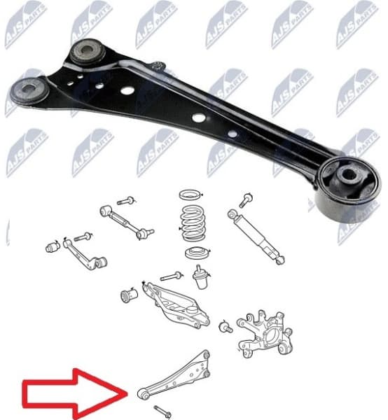 Arm rear suspension ZWT-TY-145