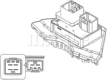 Regulator, interior blower BEHR *** PREMIUM LINE *** ABR 35 000P - image 2
