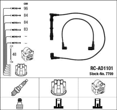 Ignition Cable Kit RC-AD1101