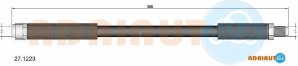 Brake hose front 27.1223