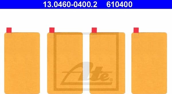 Accessory Kit, disc brake pad 13.0460-0400.2