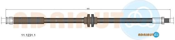 Brake Hose 11.1231.1