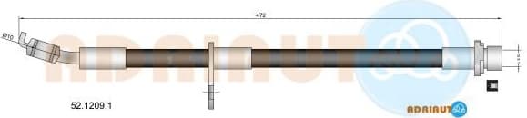 Brake Hose 52.1209.1