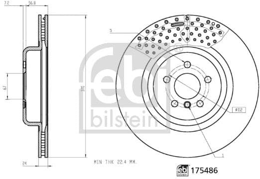 Brake Disc 175486