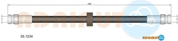 Brake hose rear 55.1234