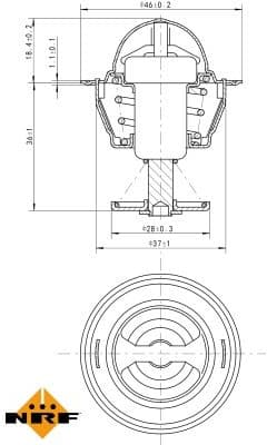 Thermostat, coolant 725109 - image 5