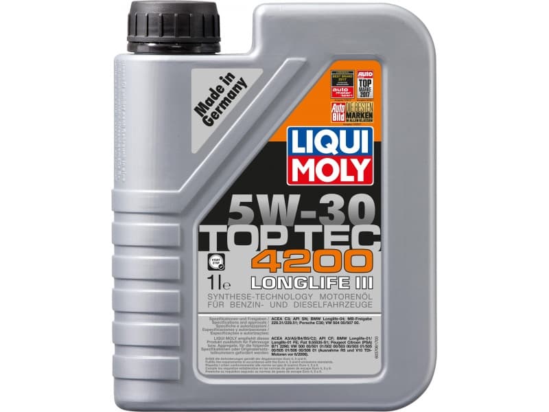 Alyva LIQUI MOLY 5W30 Top Tec 4200 1L - LIQ5W30-4200-1