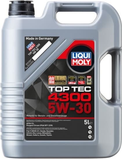 Alyva LIQUI MOLY 5W30 Top Tec 4300 5L - LIQ5W30-4300-5
