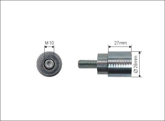 Deflection Pulley/Guide Pulley, timing belt 128-10