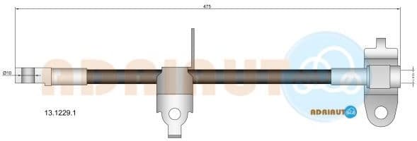 Brake Hose 13.1229.1