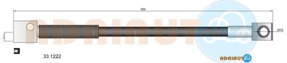 Brake Hose 33.1222