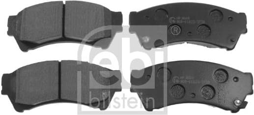 Brake Pad Set, disc brake 175208