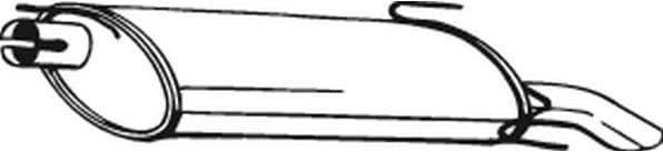 Rear Muffler 185-221
