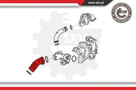 Charge Air Hose 24SKV777 - image 4