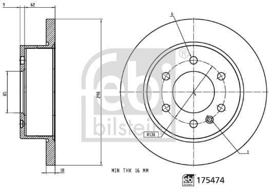 Brake Disc 175474