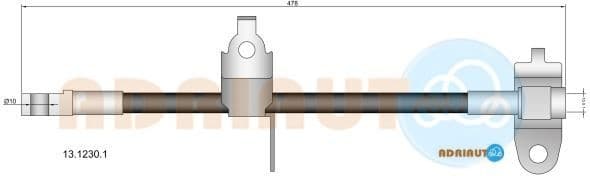 Brake Hose 13.1230.1