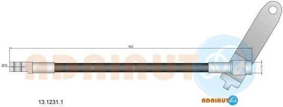 Brake Hose 13.1231.1