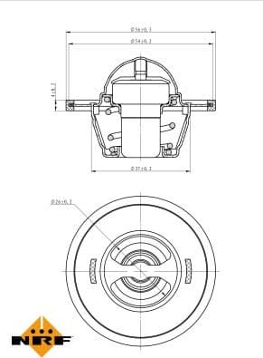 Thermostat, coolant EASY FIT 725135