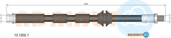 Brake Hose 13.1202.1