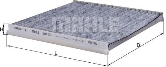 Filter cabin LAK131 - image 2