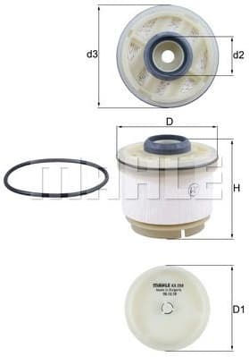 Filter diesel fuel KX268D - image 2