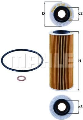 Filter oil OX368D1 - image 3