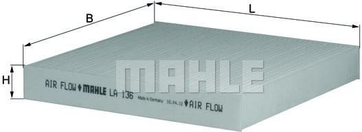 Filter cabin LA136 - image 3