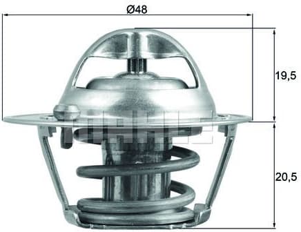 Thermostat, coolant BEHR TX20482D - image 2