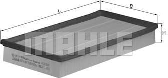 Filter air LX684 - image 3