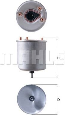 Filter diesel fuel KL788 - image 3