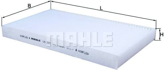 Filter cabin LA229 - image 2