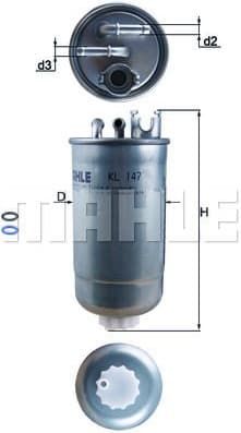 Filter diesel fuel KL147D - image 3