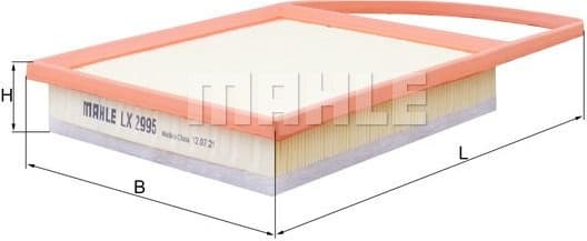 Filter air LX2995 - image 2