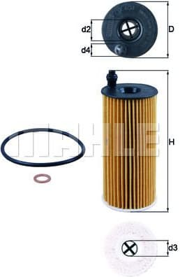 Filter oil OX404D - image 3