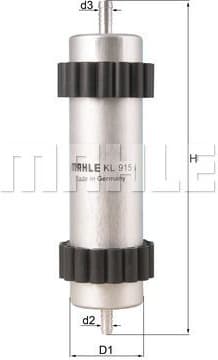 Filter diesel fuel KL915 - image 2