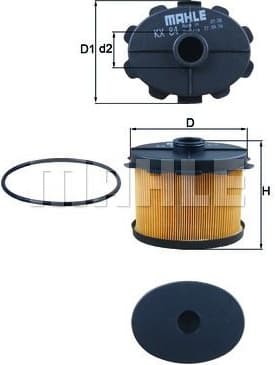 Filter diesel fuel KX84D - image 2