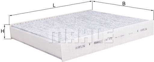 Filter cabin LAK472 - image 2