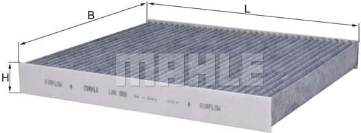 Filter cabin LAK888 - image 3